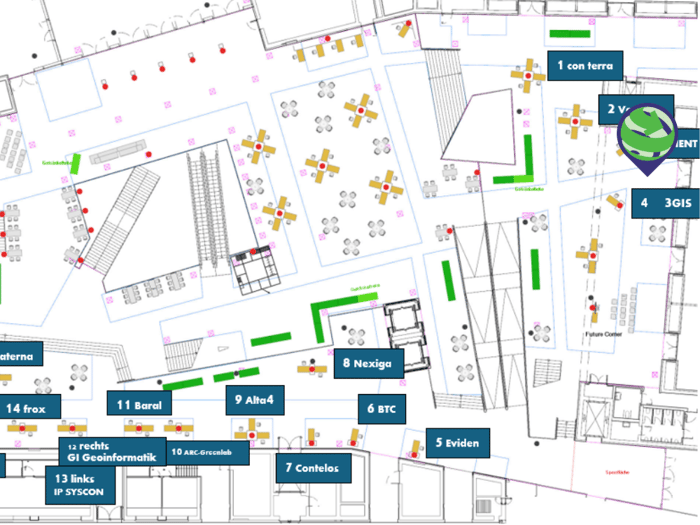 Esri Conference 2024 floor plan