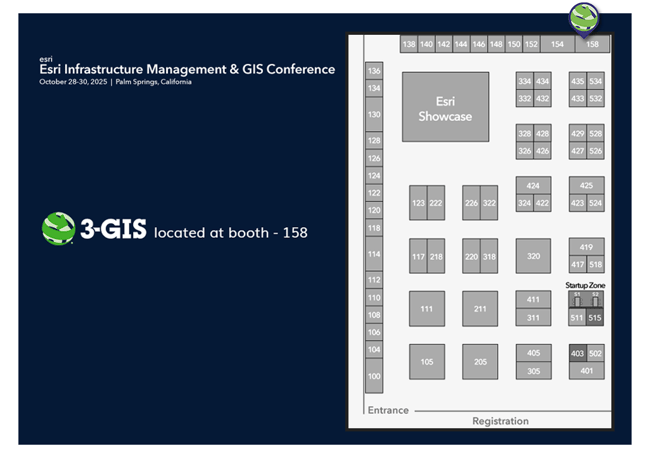 3-GIS at Esri IMGIS 2025 - Booth 158