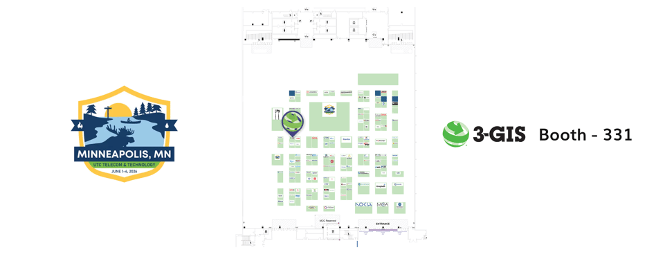 Find 3-GIS at the 2026 UTC Telecom & Technology Conference